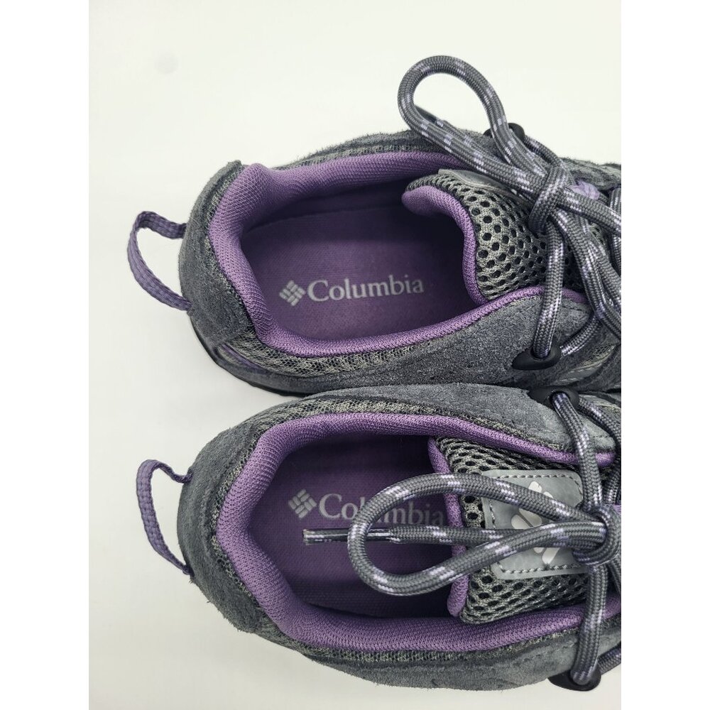 Columbia Womens SZ 9 Redmond Sneakers Graphite/Dusty Iris Purple BL3948-053 Hike - Picture 4 of 8